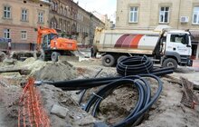 Фото 2: До кінця червня для проїзду планують відкрити ділянку вул. Франка вздовж трамвайного маршруту №4 до вул. Стрийської