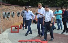 Фото 7: У Франківському районі завершують роботи з облаштування громадського простору на вул. Кульпарківській, 141 — 143