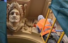 Фото 3: На вул. Дорошенка, 19 реставрують фасад пам’ятки архітектури