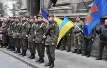 Фото 4: Львів попрощався з трьома військовими, які загинули в зоні АТО