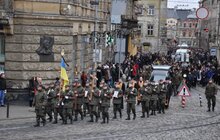 Фото 10: Львів попрощався з трьома військовими, які загинули в зоні АТО
