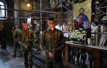 Фото 8: Сьогодні у Гарнізонному храмі відбулася молитва за українських солдат