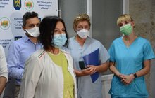 Фото 7: Вперше у Львові лікарі міської дитячої лікарні спільно з бельгійськими колегами провели кохлеарну імплантацію маленьким пацієнтам