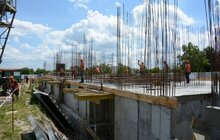 Фото 12: У майбутньому будинку для учасників АТО вже збудували цокольний поверх