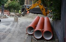 Фото 9: У Львові з червня ремонтують вулиці вздовж трамвайних колій - вул.Котляревського-Нечуя-Левицького, Київську та Русових