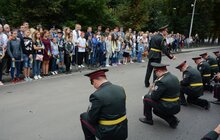 Фото 15: Біля будівлі Львівської облдержадміністрації відбулась урочиста церемонія підняття Державного Прапора України
