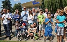 Фото 1: На Сихові з нагоди 30-річчя Незалежності України замайорів національний стяг