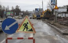 Фото 1: На вул. Хуторівка триває капітальний ремонт