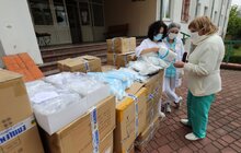 Фото 9: Для медиків Львова передали понад 50 тисяч одиниць засобів захисту