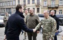 Фото 10: Центр рекрутингу української армії, який перший в Україні відкрили у Львові, відвідали Міністр оборони та Головнокомандувач ЗСУ