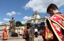 Фото 46: У Львові тисячі вірян попрощались з Блаженнішим Любомиром Гузаром