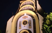 Фото 9: У Львові підсвітили церкву Великомучеників Бориса і Гліба