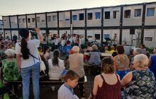Фото 7: Мешканці модульного містечка у Львові відсвяткували День Незалежності (відео)