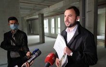 Фото 18: Мер Львова оглянув будівництво дитячого садочка на вулиці Малоголосківській