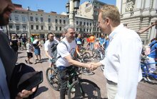 Фото 13: У Львові стартував благодійний велопробіг заради онкохворих дітей — мер міста обіцяв подвоїти суму, яку зберуть під час велопробігу