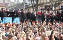 Фото 13: У центрі Львова 407 бандуристів одночасно виконали твори на поезію Тараса Шевченка