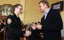 Фото 14: Міський голова Львова Андрій Садовий урочисто вручив стажувальникам програми «Перший кар’єрний крок» дипломи за результатами їх стажувань у міській раді