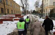 Фото 9: На вул. Пекарській тривають масштабні ремонтні роботи: повністю реконструкцію вулиці планують завершити до 1 вересня