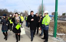 Фото 1: Будівництво трамвайної колії на Сихів виходить на фінішну пряму