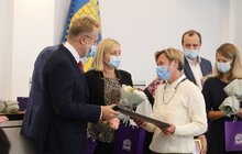 Фото 16: З нагоди Дня вчителя у Львові нагородили 55 найкращих працівників освіти