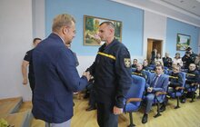 Фото 9: Андрій Садовий нагородив рятувальників з нагоди професійного свята