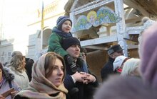 Фото 1: На Богоявлення у центрі Львова духовенство усіх християнських конфесій освятило воду