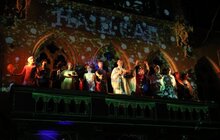 Фото 16: На фасаді театру Курбаса показали відеомапінг
