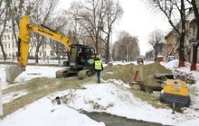Фото 5: Триває реконструкція вул. С. Бандери