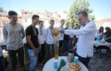 Фото 2: Мер Львова зустрівся з володарями Кубка світу з футболу «Hope for Mundial»