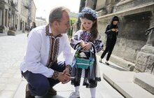 Фото 2: Сьогодні у Львові спільно освятили великодні продуктові набори для найбільш потребуючих мешканців