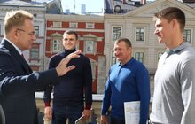 Фото 5: Львівський веслувальник Віталій Вергелес та його тренер отримали премії по 35 тис. грн