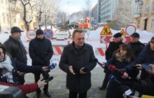 Фото 8: На вул. Личаківській продовжують роботи з капітального ремонту дорожнього покриття та заміни усіх підземних комунікацій