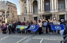 Фото 3: У Львові театральна спільнота вшанувала пам’ять жертв трагедії у Маріуполі (відео)