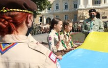 Фото 19: На площі перед пам’ятником Іванові Франкові у Львові відбулось урочисте відкриття Пластового року