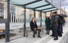 Фото 7: «Сьогодні відбувся тестовий проїзд», — А. Садовий про ремонт пл. Двірцевої і відновлення руху трамваїв