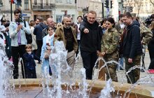 Фото 5: У Львові відкрили фонтан, присвячений Герою України «Да Вінчі» та всім добровольцям (відео)