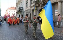 Фото 13: У Львові перепоховали українця, який загинув під час російсько-грузинської війни
