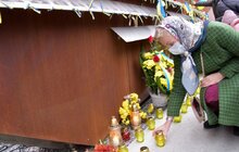 Фото 15: У Львові з нагоди Дня Гідності та Свободи організували мистецьку акцію