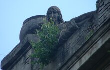 Фото 1: У Львові відреставрували скульптурний декор на аттику будинку №37 на вул. Коновальця