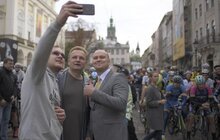 Фото 14: У Львові стартував аматорський веломарафон «Львівська Сотка. Осінь»