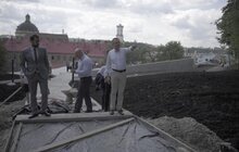 Фото 16: Будівництво першої частини Меморіалу пам’яті Героїв Небесної Сотні на стадії завершення