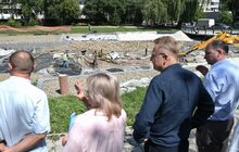 Фото 9: До кінця року озеро на вул. Панча наповнять водою: роботи проводять за кошти інвестора (відео)