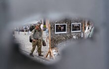 Фото 9: На площі Ринок у Львові 24-та бригада відкрила особливу виставку про оборону Донеччини
