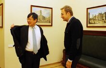 Фото 3: Зустріч з Надзвичайним і Повноважним Послом Республіки Корея в Україні Кім Ин-Цжун