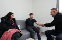 Фото 7: На вул. Миколайчука відкрили перший з 8 соціальних будинків для пацієнтів, які постраждали від війни (відео)