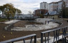Фото 7: Громадський простір на вул. Панча готують до зими (відео)