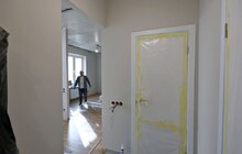 Фото 7: У Львові розпочали реставрацію фасадів зруйнованих ракетним ударом будинків на Стрийській (відео)