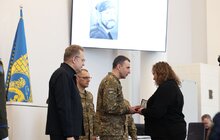 Фото 11: До Дня Національної гвардії у Львові 30 захисників посмертно нагородили «Почесним знаком Святого Юрія» (фото)