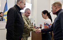 Фото 14: У День захисників і захисниць 30 львів’ян посмертно нагородили «Почесним знаком Святого Юрія» (фото)