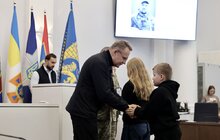 Фото 15: У День захисників і захисниць 30 львів’ян посмертно нагородили «Почесним знаком Святого Юрія» (фото)